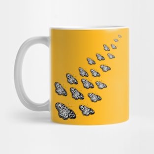 Flock of Rice Paper Butterflies Mug